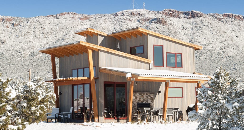 Family spending quality time at a Royal Gorge cabin with scenic views.