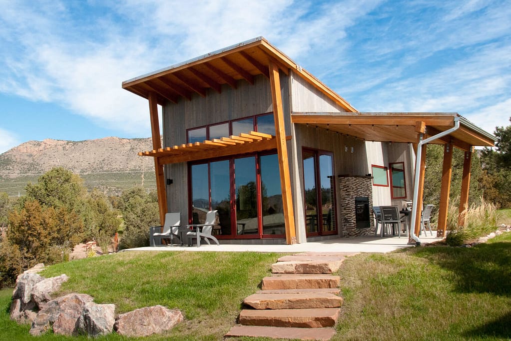 Single king cabin at Royal Gorge Cabins