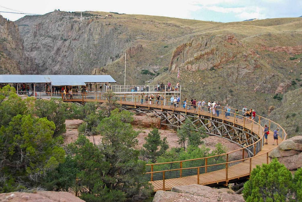 View of Point Alta Vista on the rim of the Royal Gorge