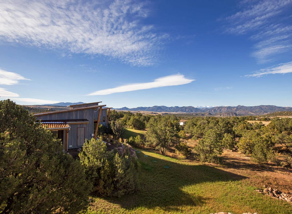 Mountain vistas from every cabin patio