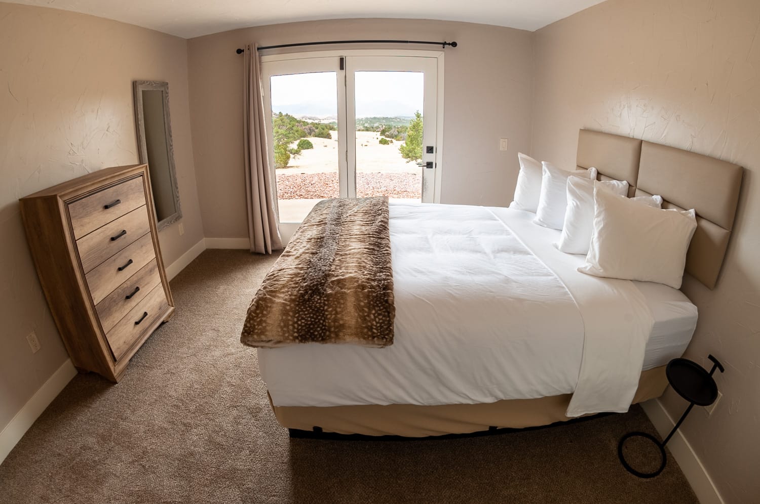 downstairs bedroom in Pinon House