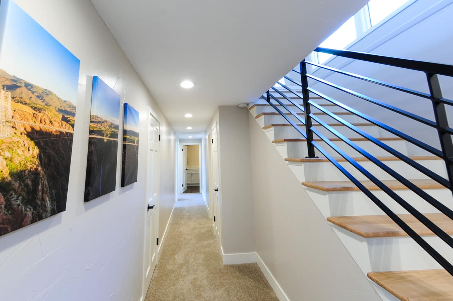Pinon House hallway to bedrooms