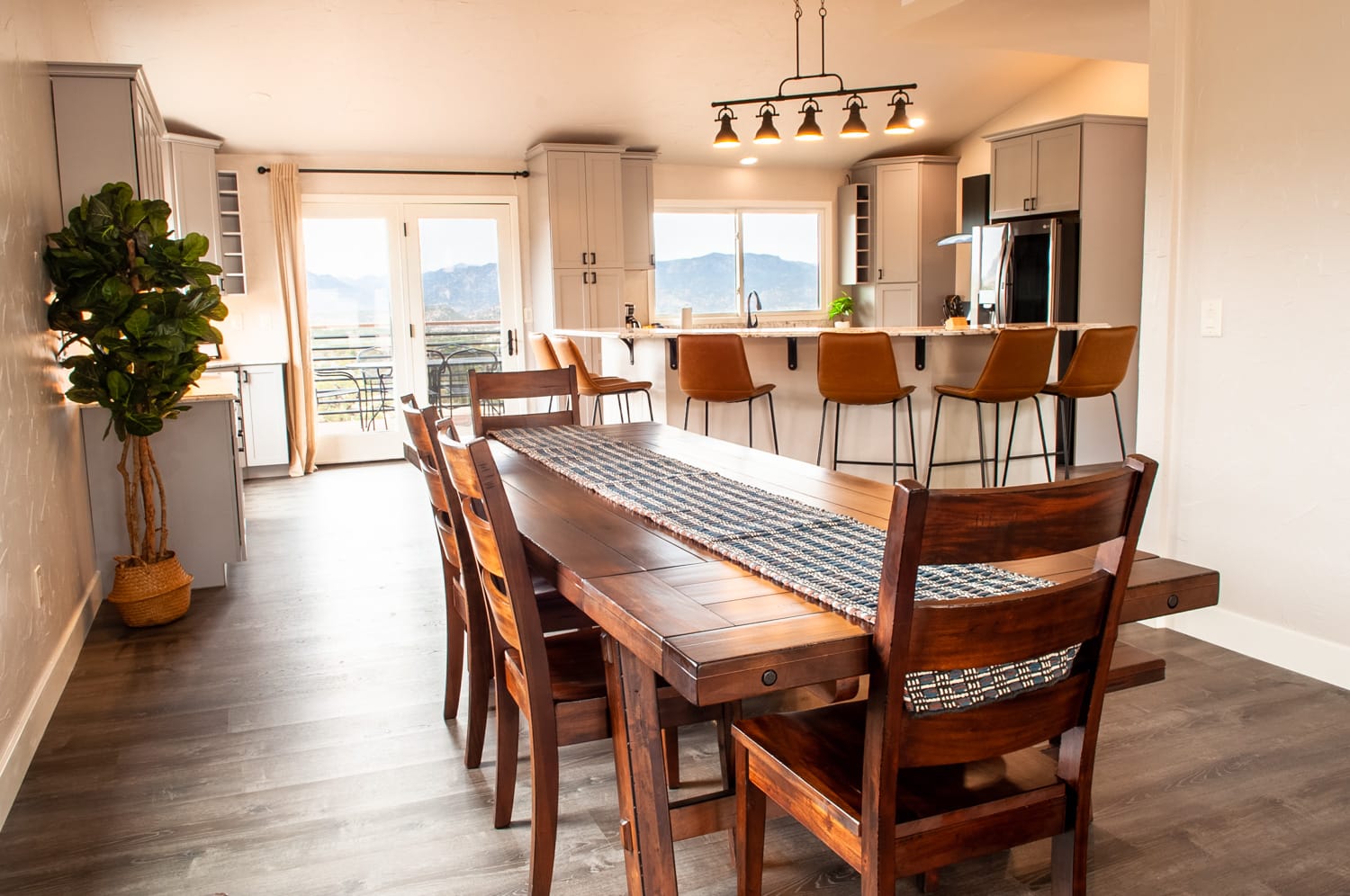 Pinon House dining room table