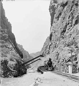 Railroad through the Royal Gorge