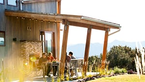 A look into Royal Gorge Cabin's interior accommodations.