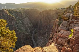 view from near Rim Trail at Royal Gorge Park