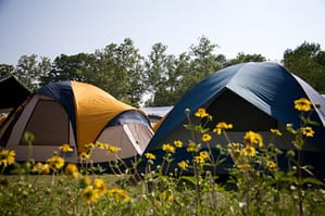 tent camping