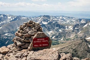 summit of Longs Peak via Keyhole Route