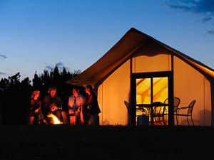 Double Queen Glamping Tents in Colorado