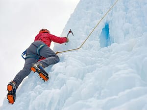 ice climbing