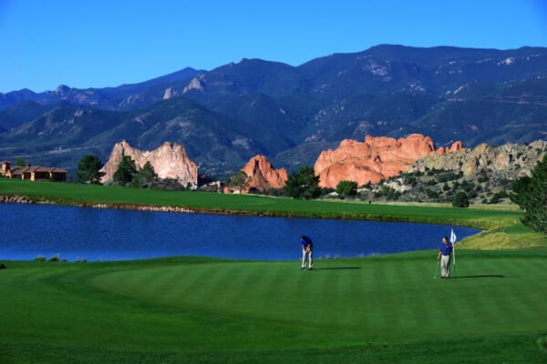 scenic view of Kissing Camels Golf Club, Garden of the Gods Club