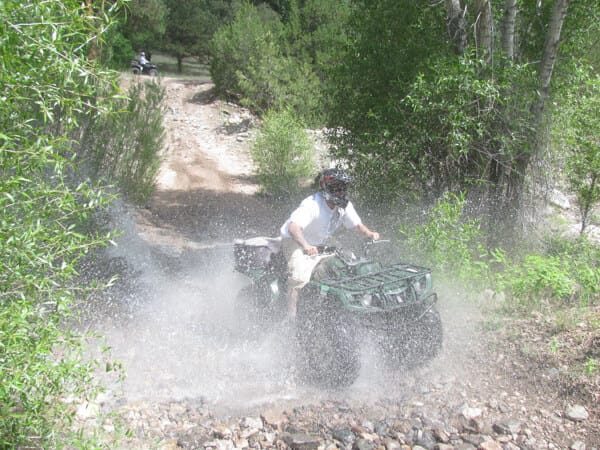 Texas Creek OHV stream crossing