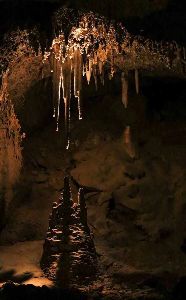 formation of stalactites and stalagmites