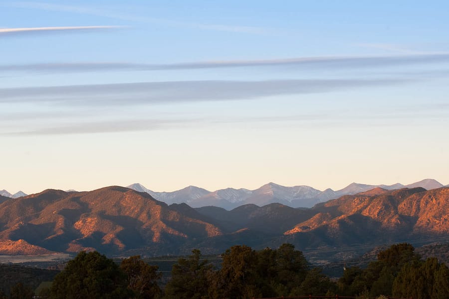 Mountain views from your patio Mountain views from your patio