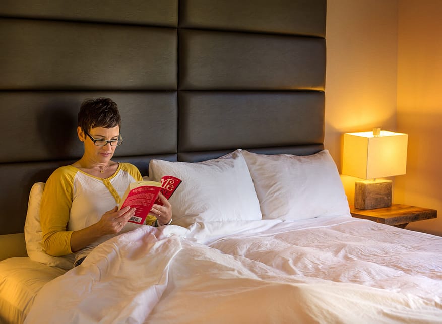 IMG_3606 Luxury linens and comfortable furnishings in cabin bedrooms