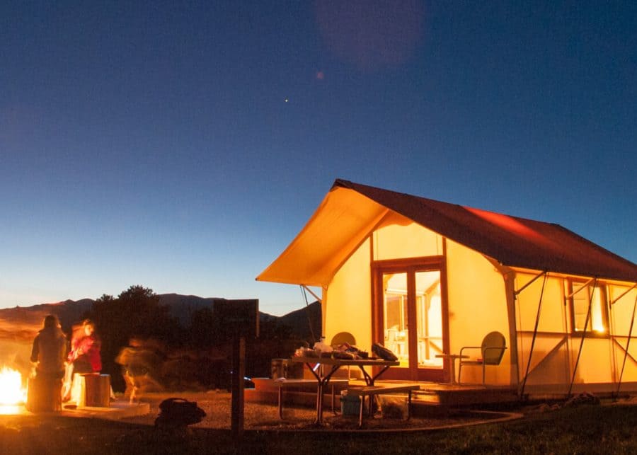 Glamping under the stars with Royal Gorge Cabins