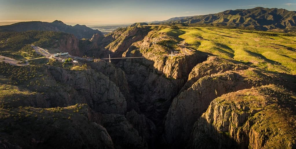 Aerial view of Royal Gorge