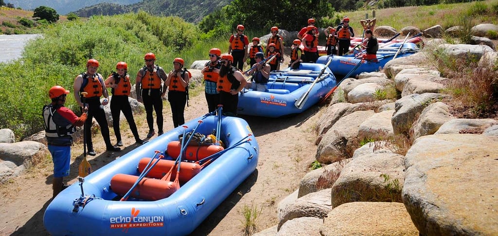Must-try rafting adventures for large groups.