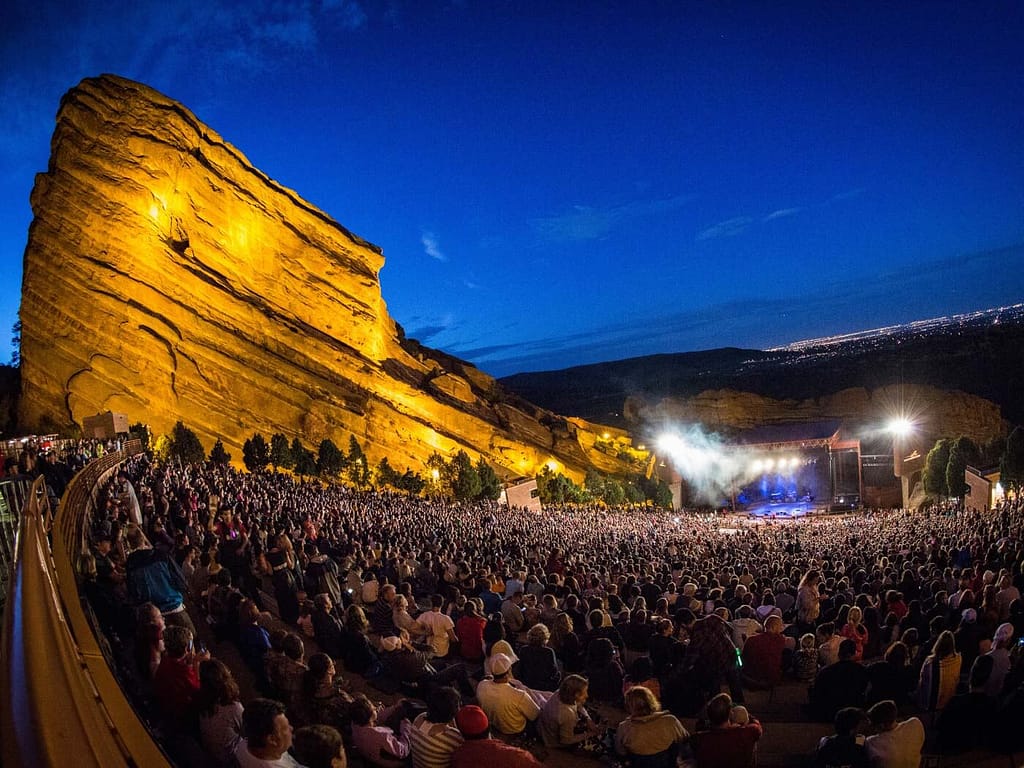 Concert at Red Rocks Amphitheatre
