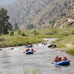 white water rafting with Echo Canyon