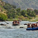 Beginner rafting on the Arkansas River