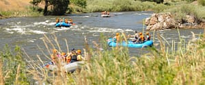 Overnight whitewater rafting and camping trip at Echo Canyon.