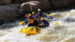 Clear Creek white water rafting