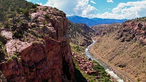 view of Royal Gorge in Colorado