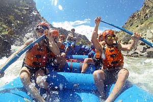 big splashes in Royal Gorge at Echo Canyon