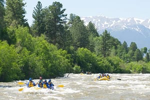 Rafting through Browns Canyon