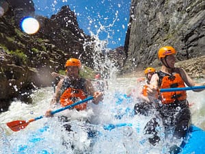 Big hits await paddlers in Triple Drop Rapid in the Royal Gorge