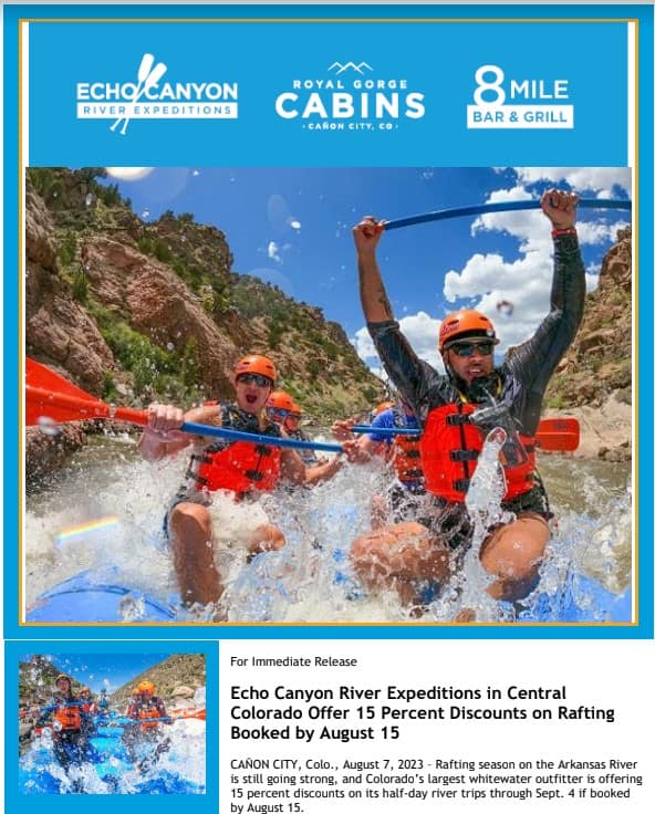 screenshot of August 7 press release