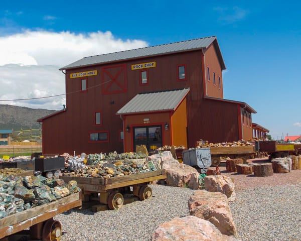 View of the Gold Mine Rock Shop