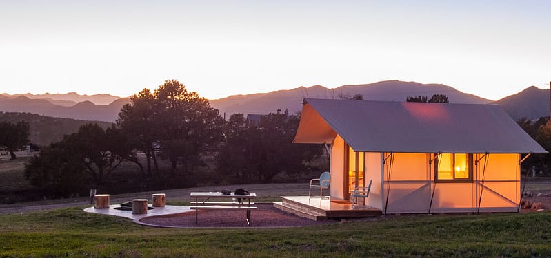 Glamping in Colorado with Echo Canyon and Royal Gorge Cabins