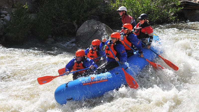 exciting white water trips with Echo Canyon