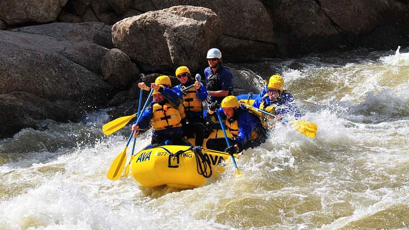 Clear Creek white water rafting