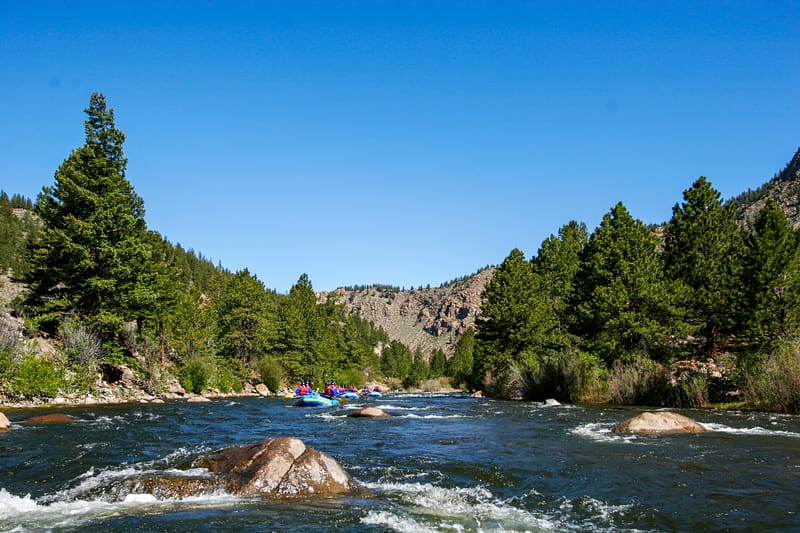 How to decide on the best family vacation location for rafting.