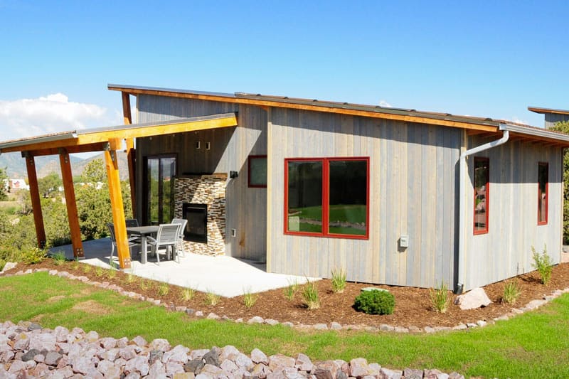 Single King Cabin at Echo Canyon and Royal Gorge Cabins