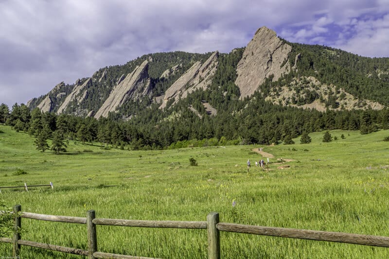 Flat Irons near Boulder Colorado