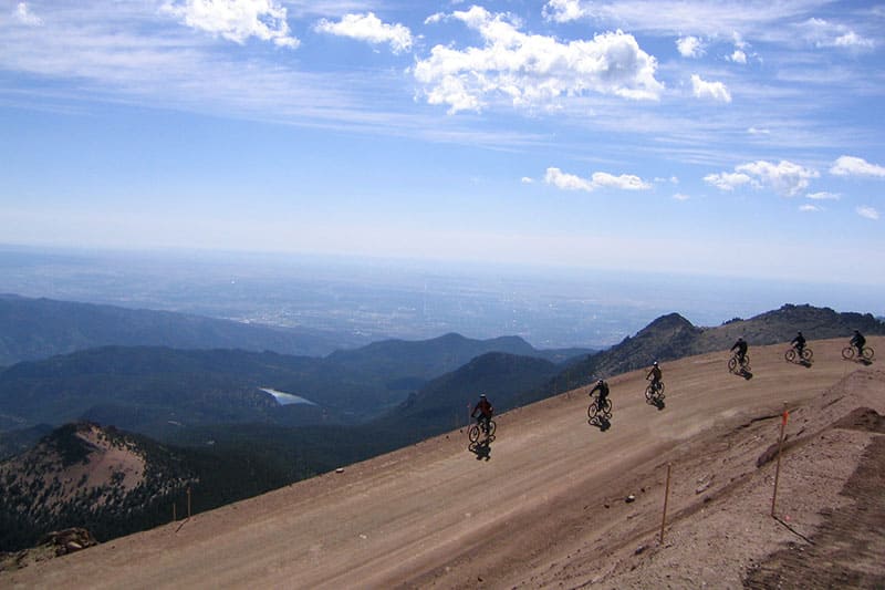 mountain biking pikes peak