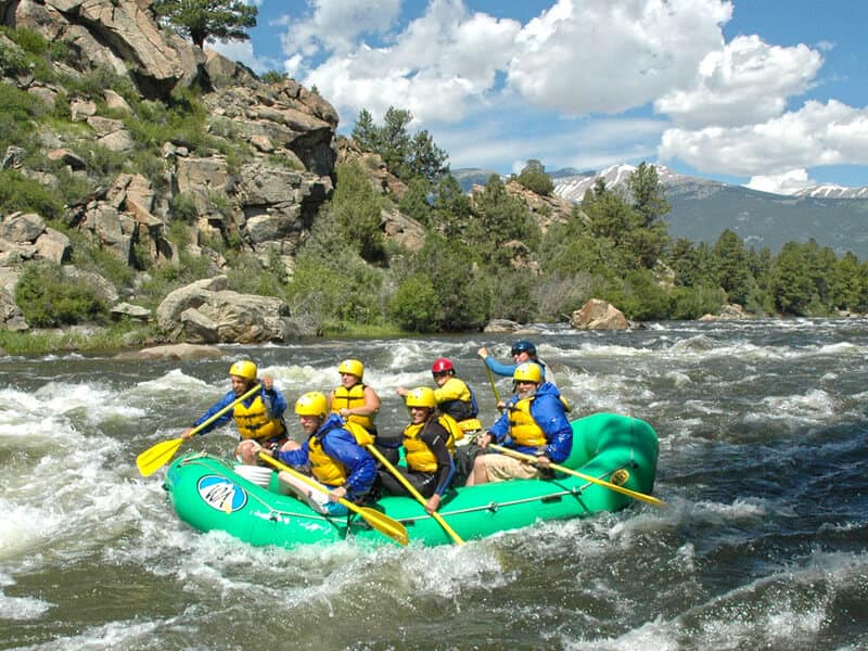 browns canyon rafting trip