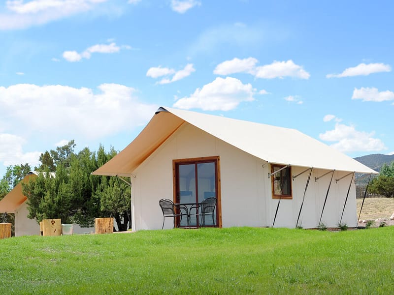 double queen glamping tent