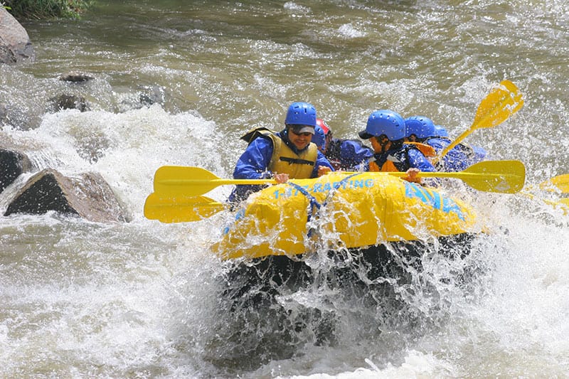 Clear Creek rafting trips near Denver