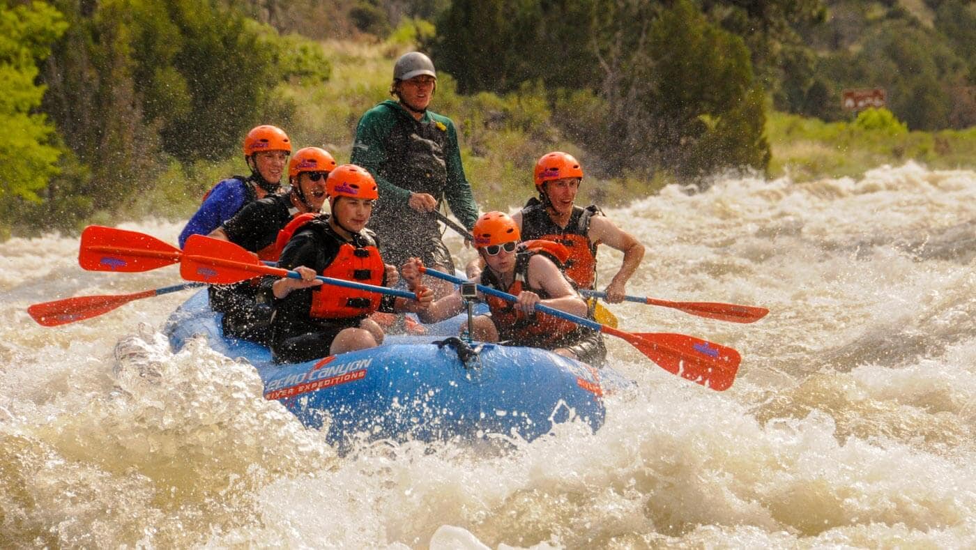 Ideas for Fun Boy Scout Outdoor Activities - Echo Canyon Rafting