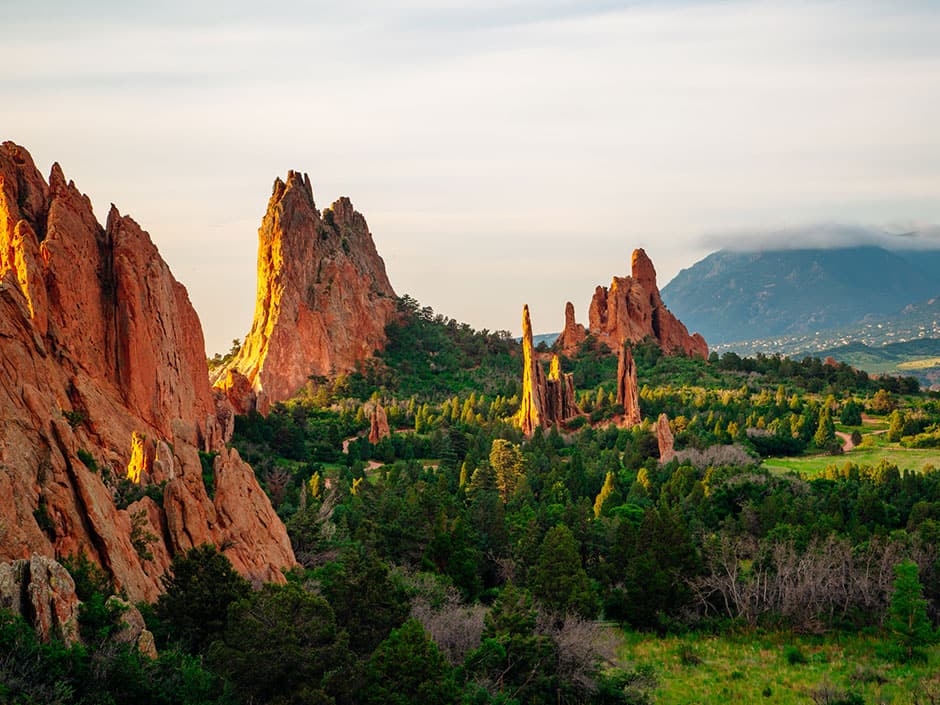 Garden of the Gods in Colorado Springs