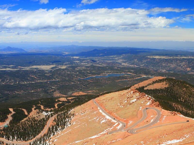 Pikes Peak Highway view from summit