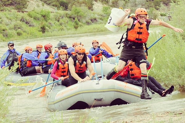 To the finish line - Echo Canyon's Signature Team Building Experience - Battle of the Bighorn