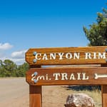 Canon Rim Trail trailhead