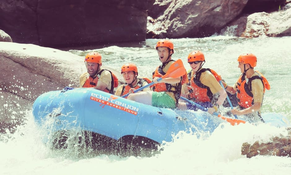 Scout rafting trips at Echo Canyon