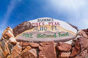 Summit of Pikes Peak Colorado